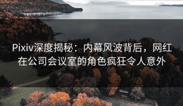 Pixiv深度揭秘：内幕风波背后，网红在公司会议室的角色疯狂令人意外