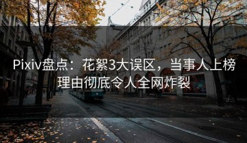 Pixiv盘点：花絮3大误区，当事人上榜理由彻底令人全网炸裂